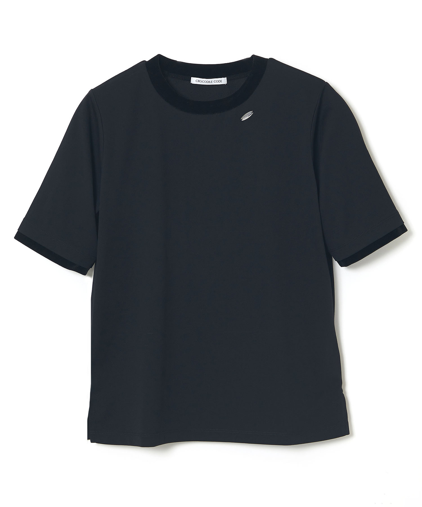 レディース ベロア配色 Tシャツ通販 [0202-65250] - クロコダイル